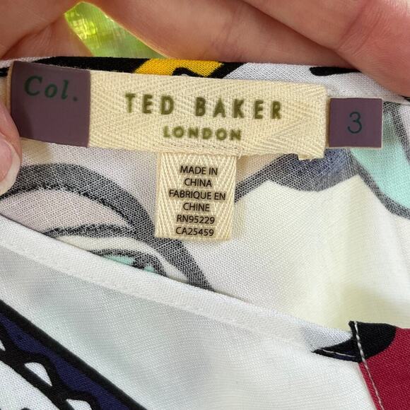 Ted Baker Colour By Numbers Viddy Sheath Dress Size 3 (U.S. 8) - Picture 9 of 10